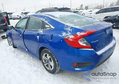 2017 Honda Civic Lx from USA, damaged, VIN 19XFC2F50HE031624